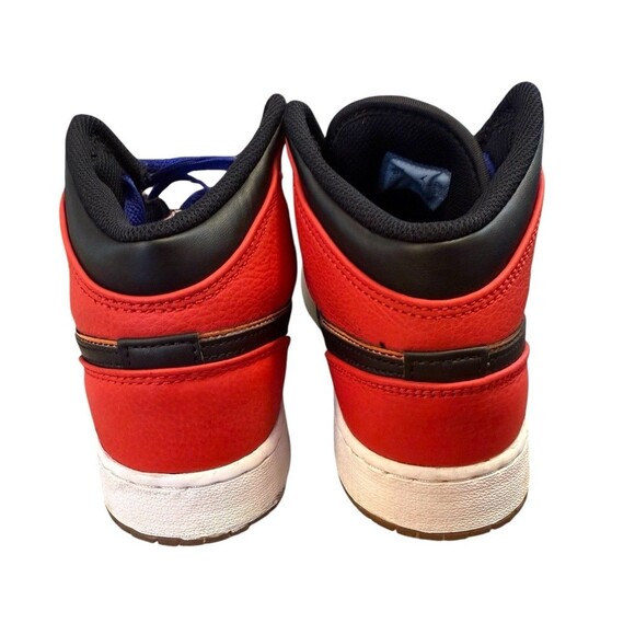 Nike Air Jordan 1 Mid SS GS Concord Black University Red DX4379-400 Size 5Y - Picture 7 of 7
